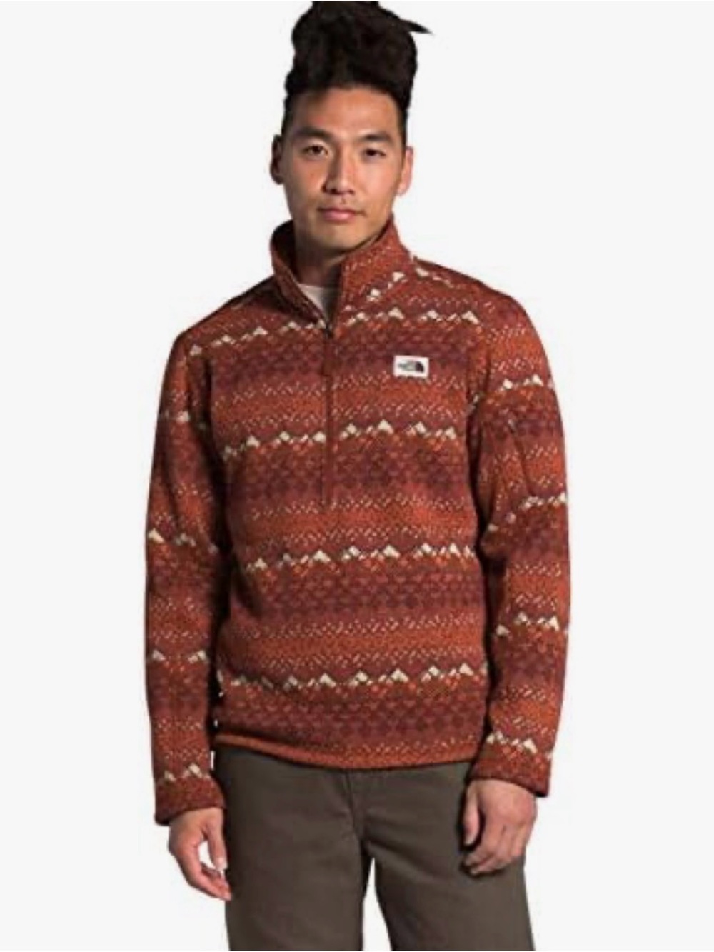 The North Face Men's Gordon Lyons Novelty 1/4 Fleece- Sz M